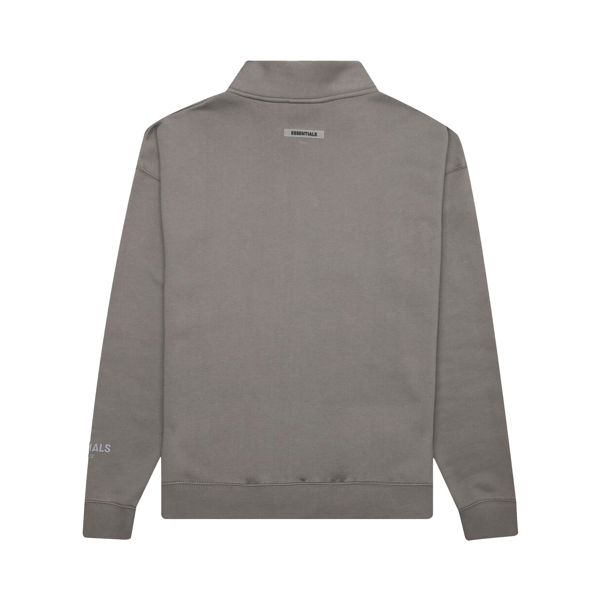 Fear of God Essentials Mockneck Half Zip 'Cement' - 2