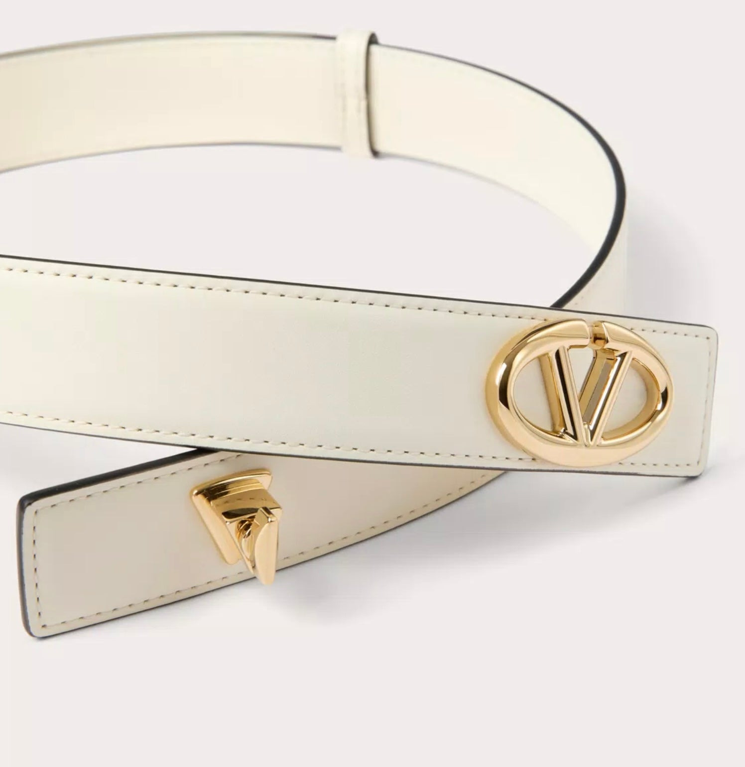 Valentino The Bold Edition Vlogo Calfskin Belt 30 Mm - 2