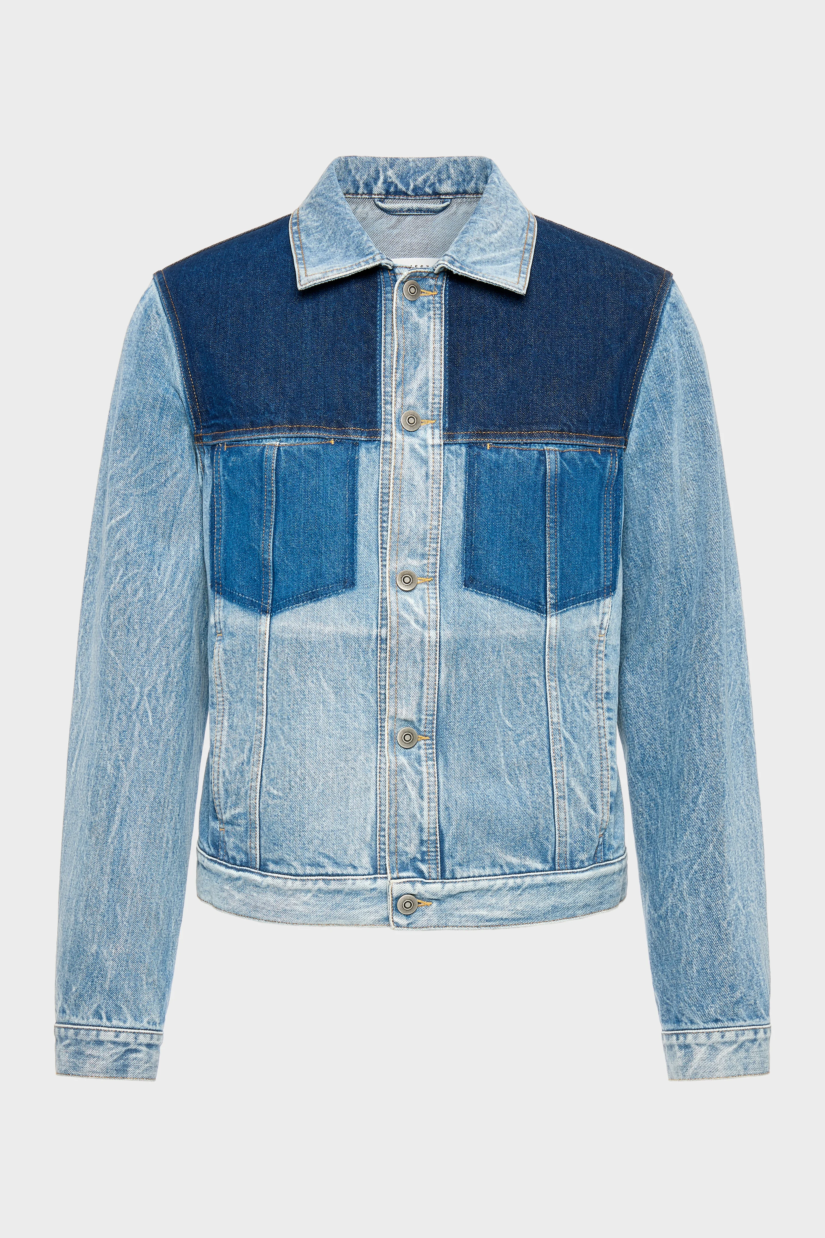 Patchwork Denim Jacket - 1