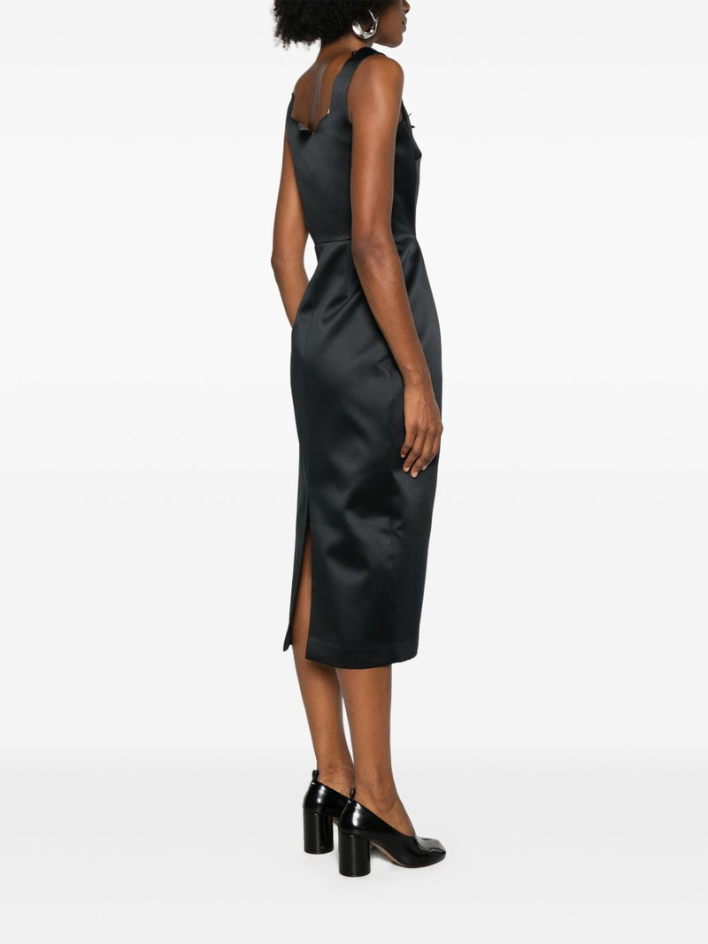 raw cut-edge midi dress 4