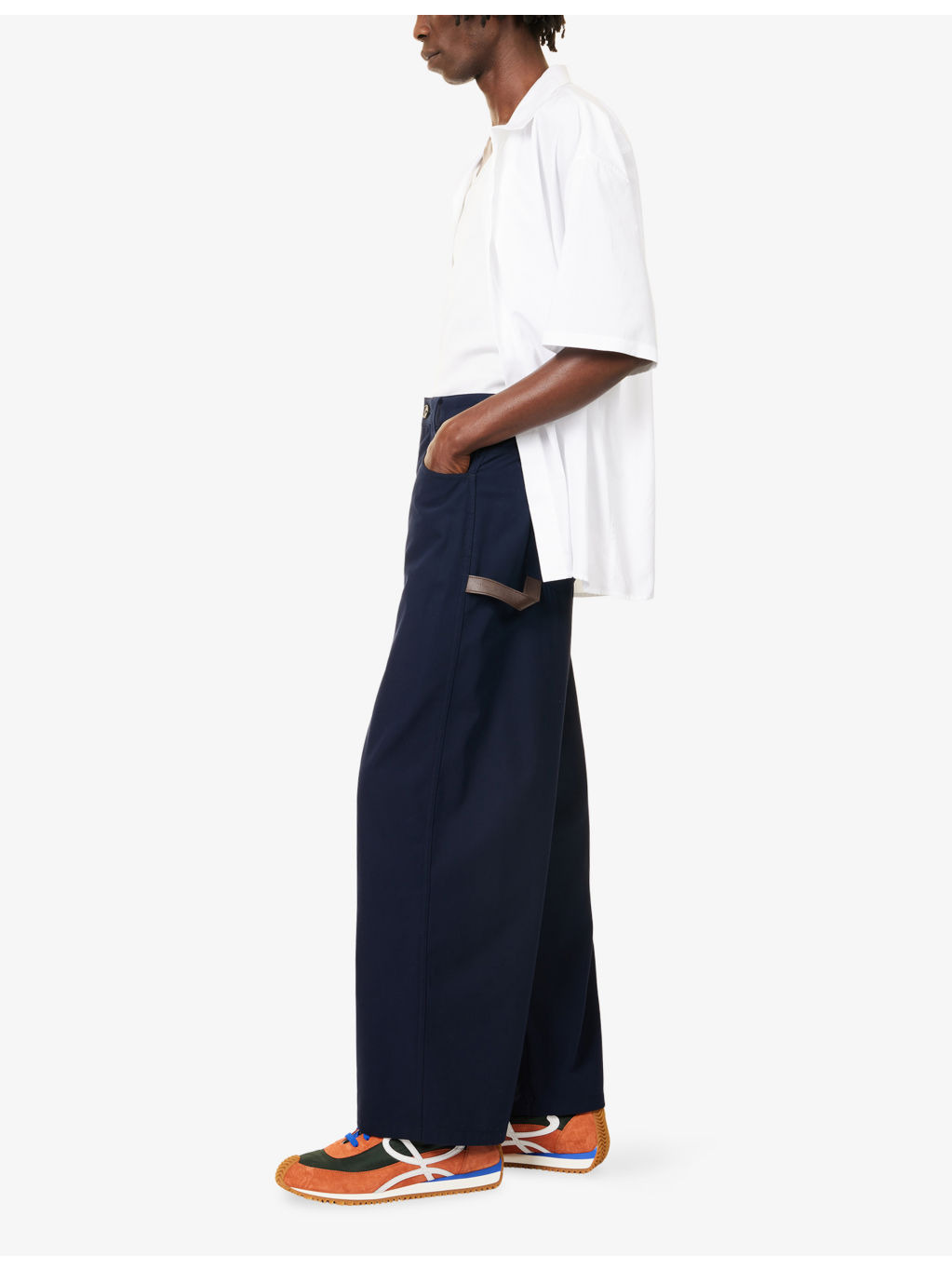 Relaxed-Fit Wide-leg Cotton-Poplin Trousers - 2