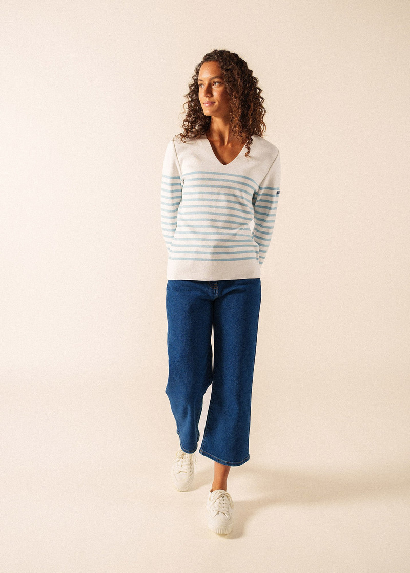 BREHAT Cotton V-Neck Sweater 1