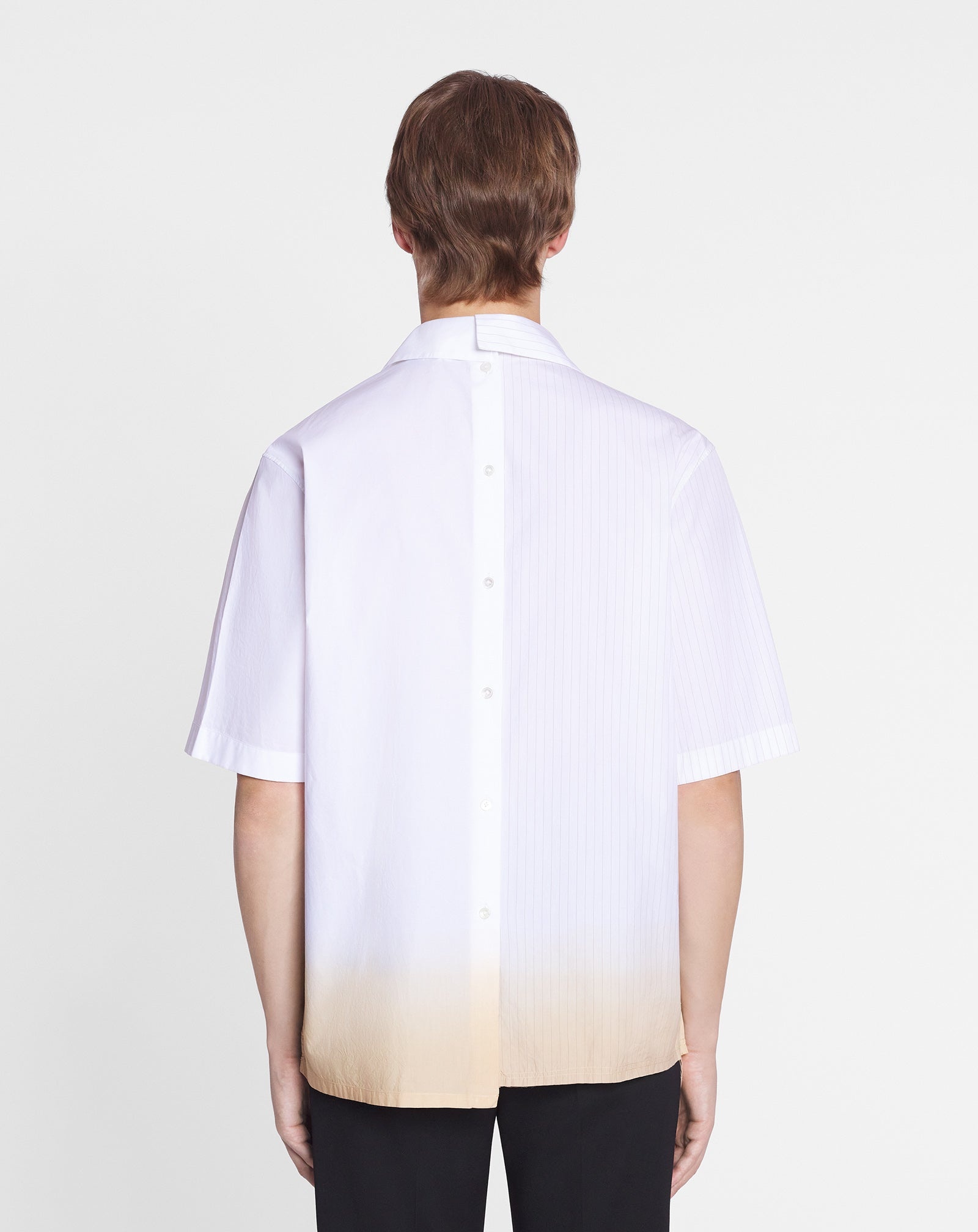 ASYMMETRICAL SHIRT WITH A GRADIENT EFFECT - 4