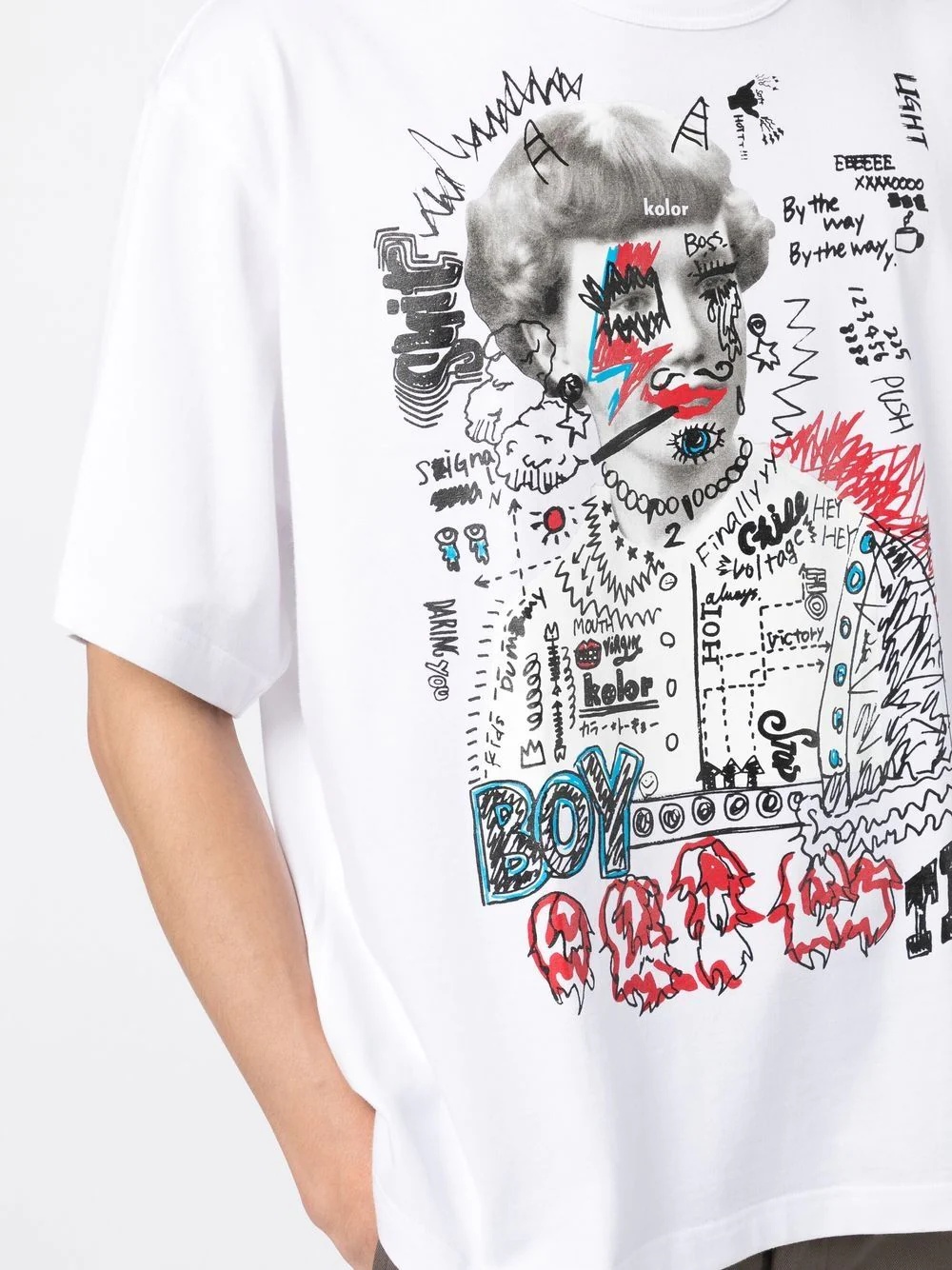 graphic-print crew-neck T-shirt - 5