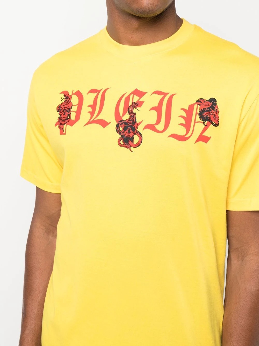 Snake logo-print T-shirt - 5