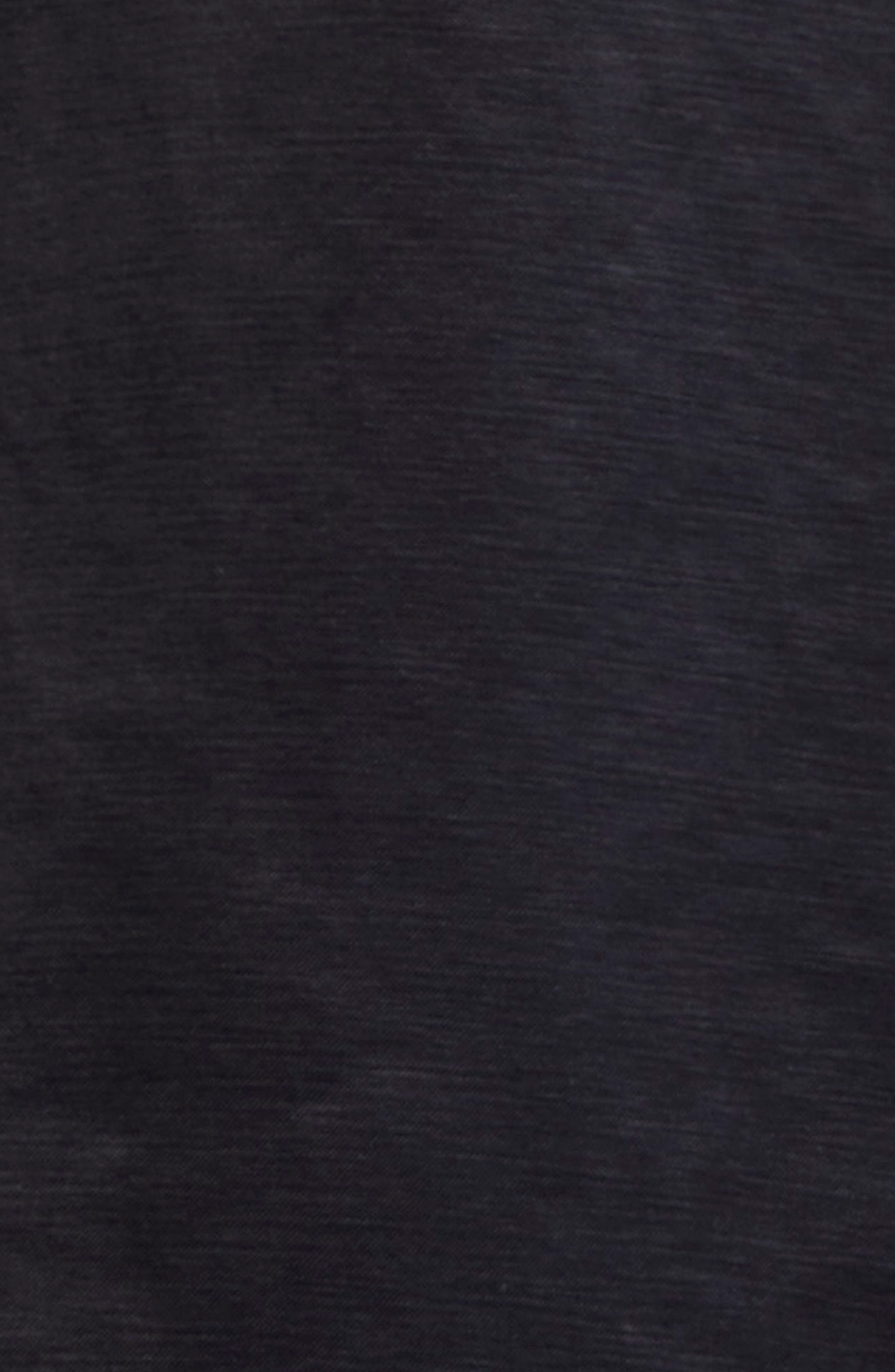MM6 Maison Margiela Numeric Logo Embroidered Button-Up Shirt in Black at Nordstrom - 7