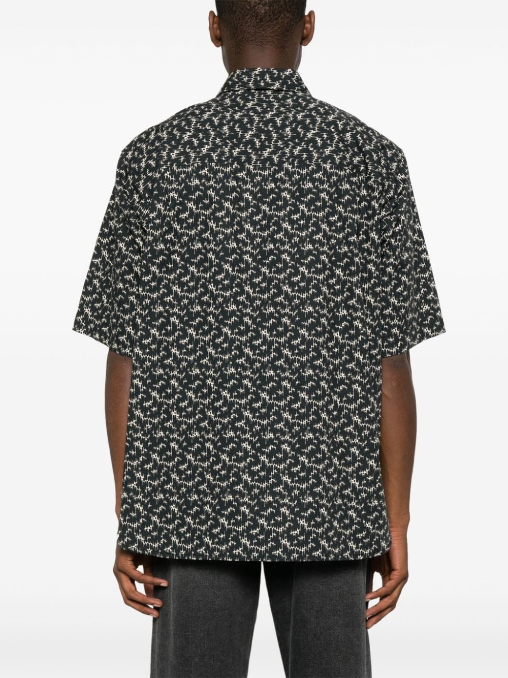 Labilio graphic-print cotton shirt - 4