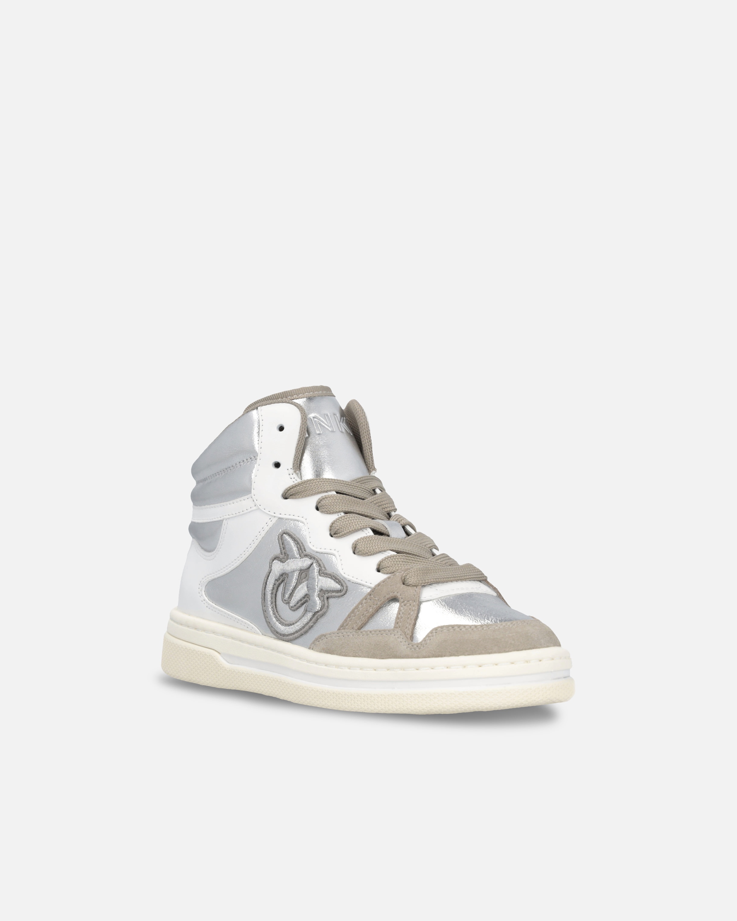 LAMINATED HIGH-TOP SNEAKERS - 2