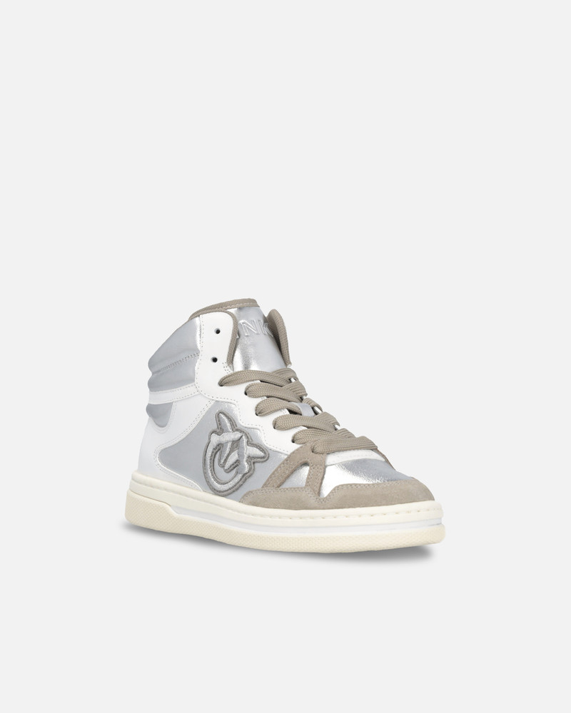 LAMINATED HIGH-TOP SNEAKERS 2