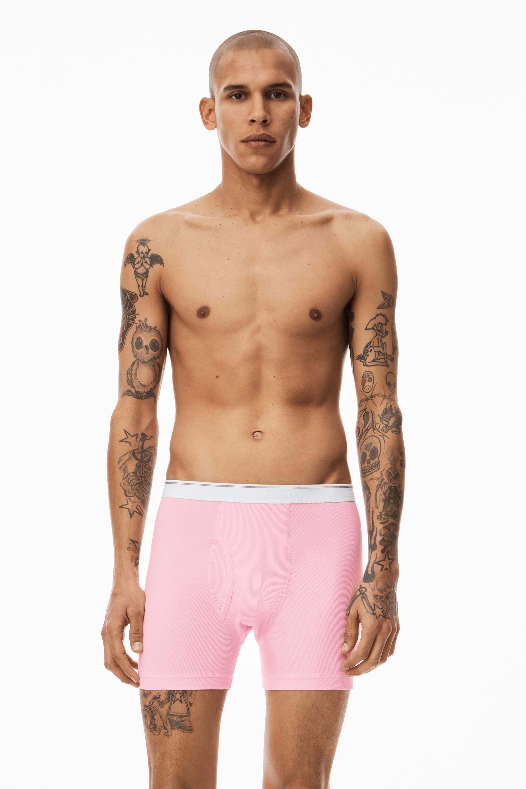 BOXER BRIEF IN RIBBED JERSEY - 5