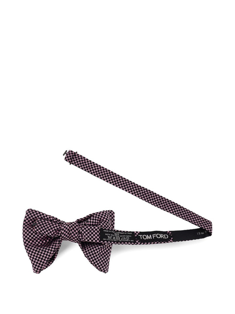 TOM FORD geometric-pattern bow tie outlook