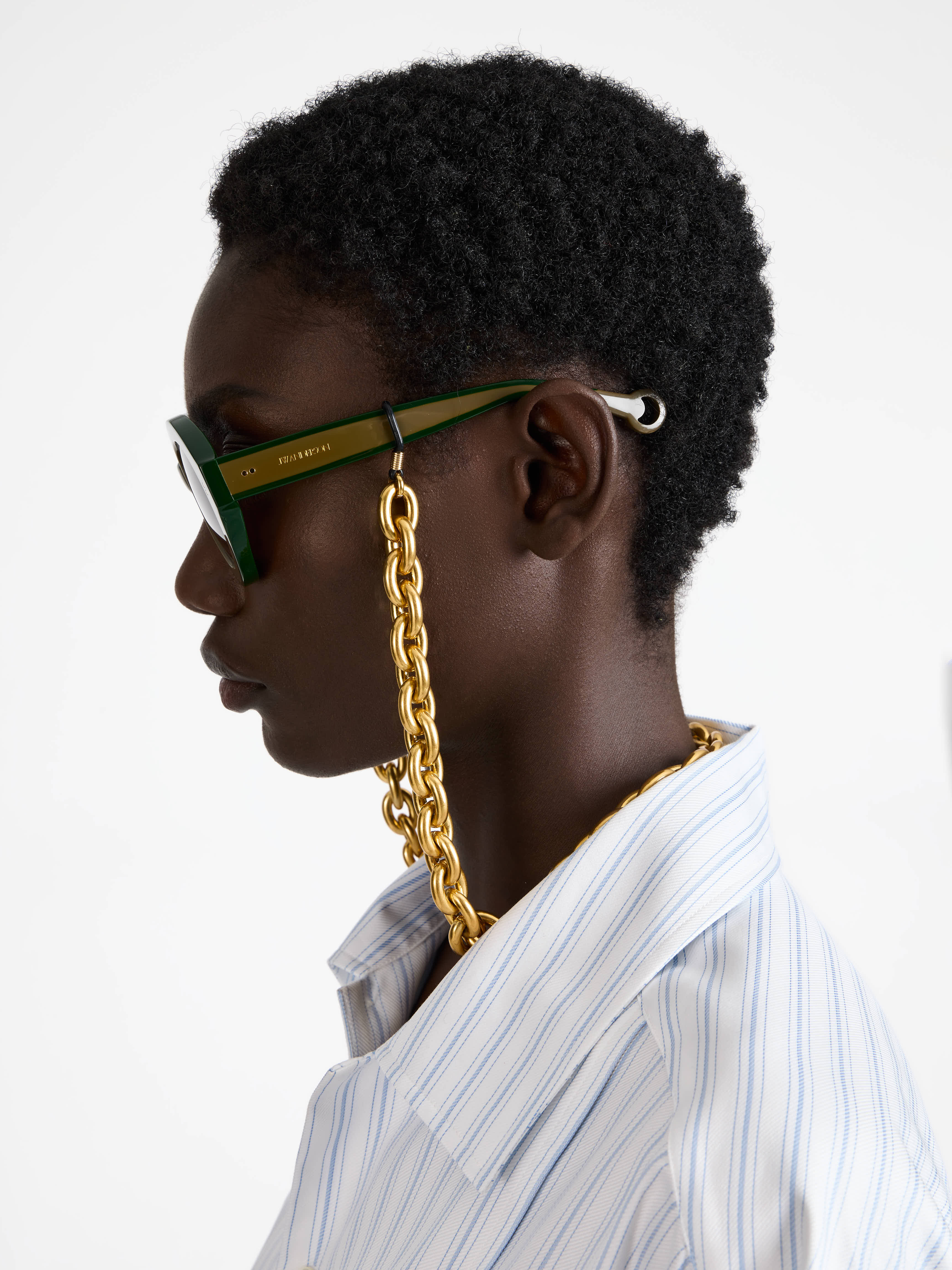 CHAIN-LINK SUNGLASSES CHAIN STRAP IN GOLD TONE - 4