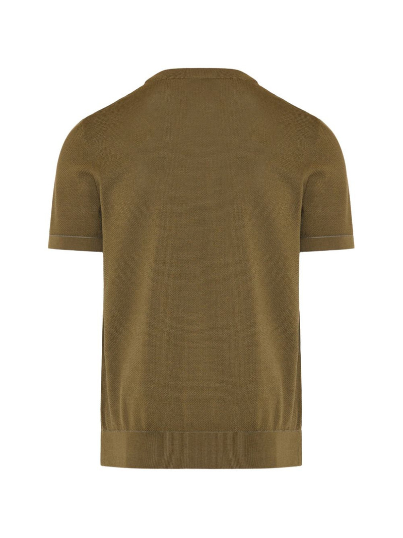 Brioni textured T-shirt outlook