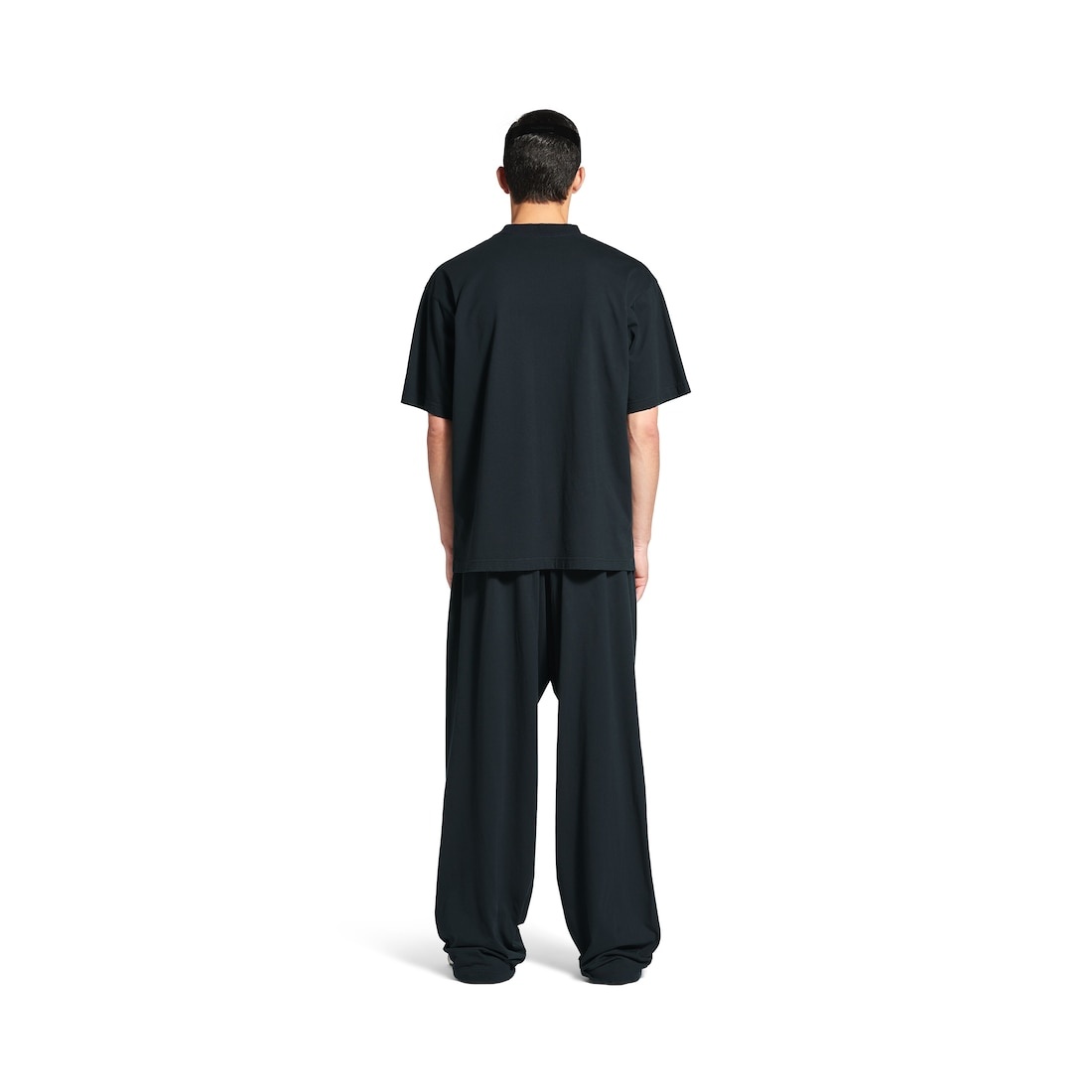 International Oversized Sweatpants in Faded Black - 4