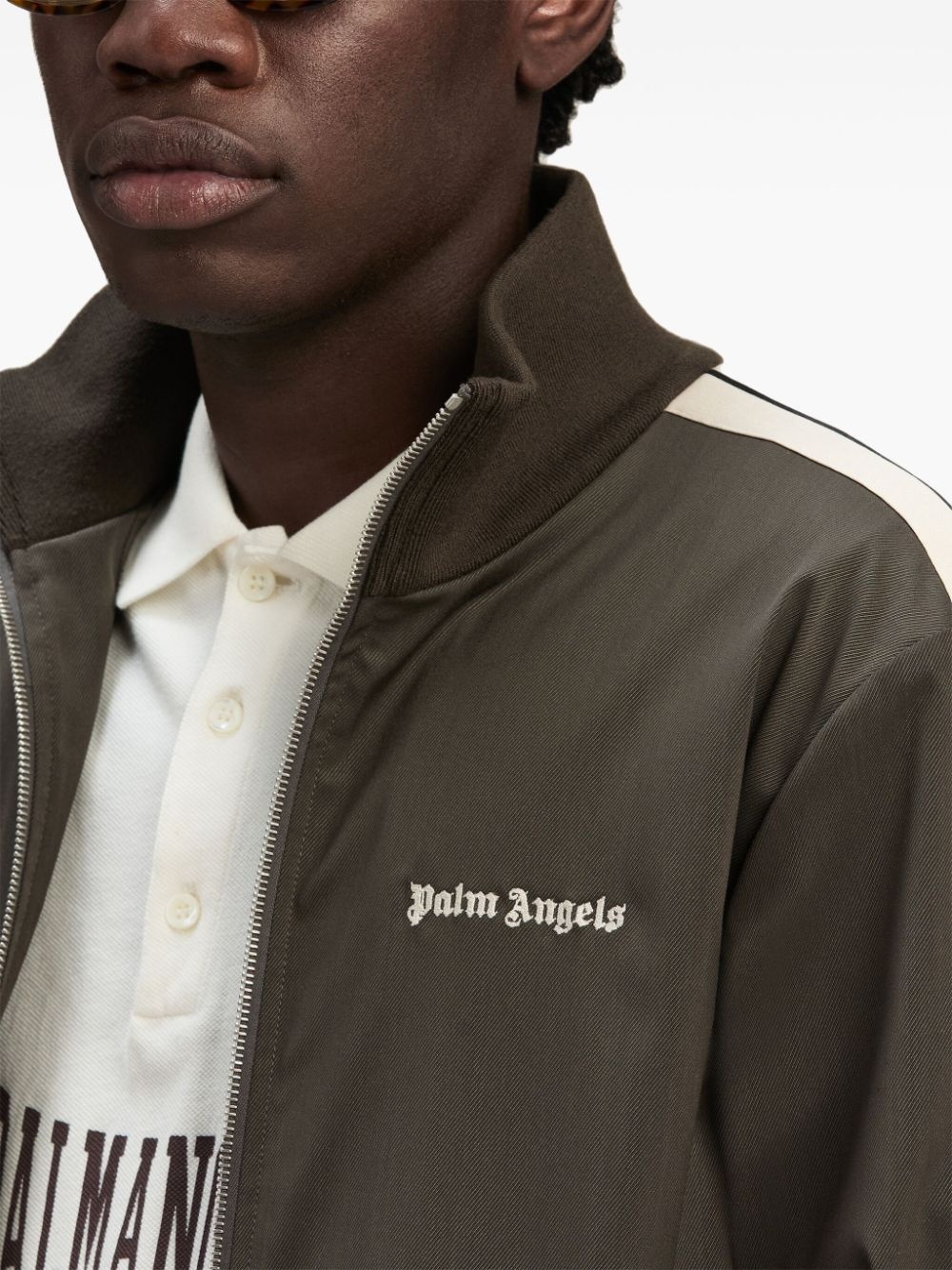 logo-embroidered jacket - 6