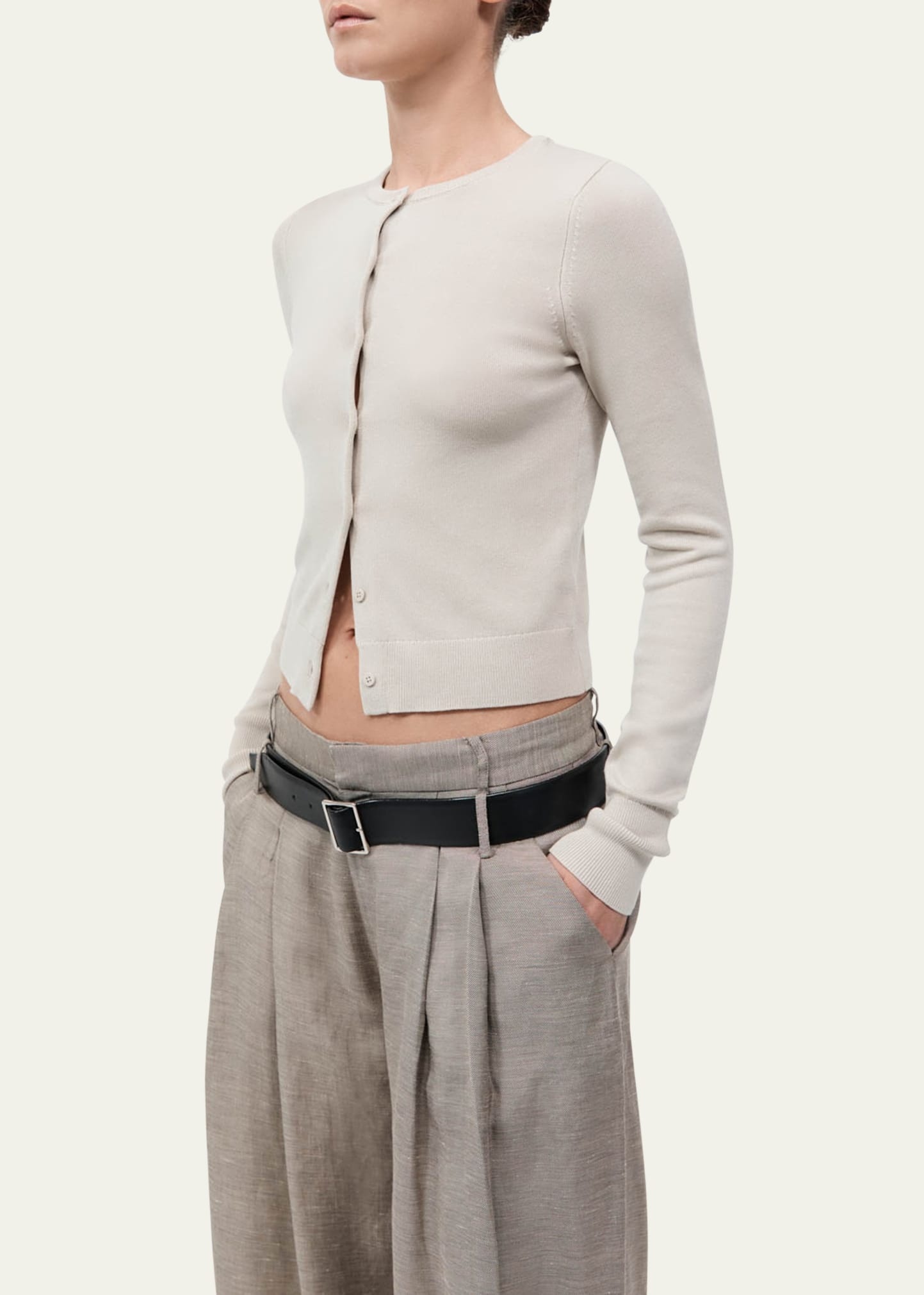 Classic Knit Cardigan - 5