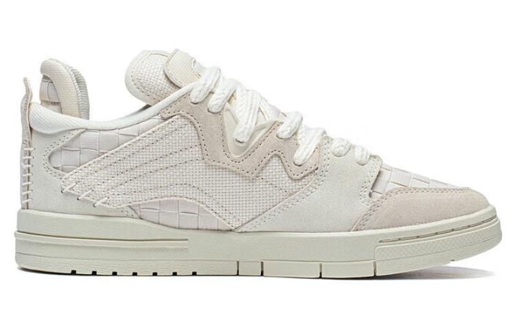(WMNS) Li-Ning Wave Pro Skate Shoes 'Cream White' AECT032-1 - 2