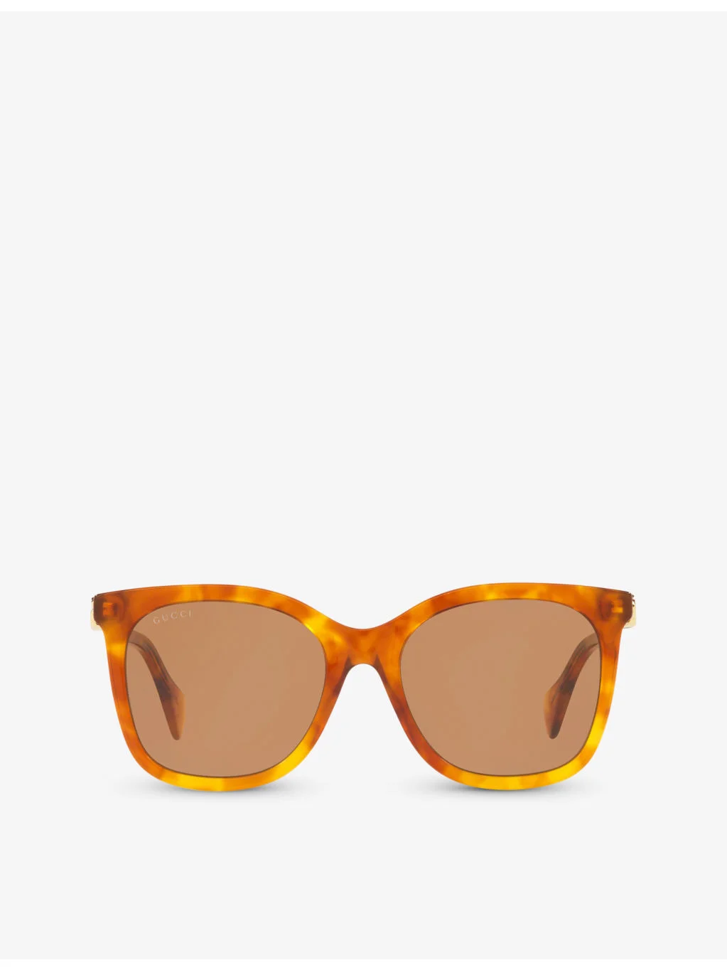 GG1071S square-frame tortoiseshell acetate sunglasses - 1