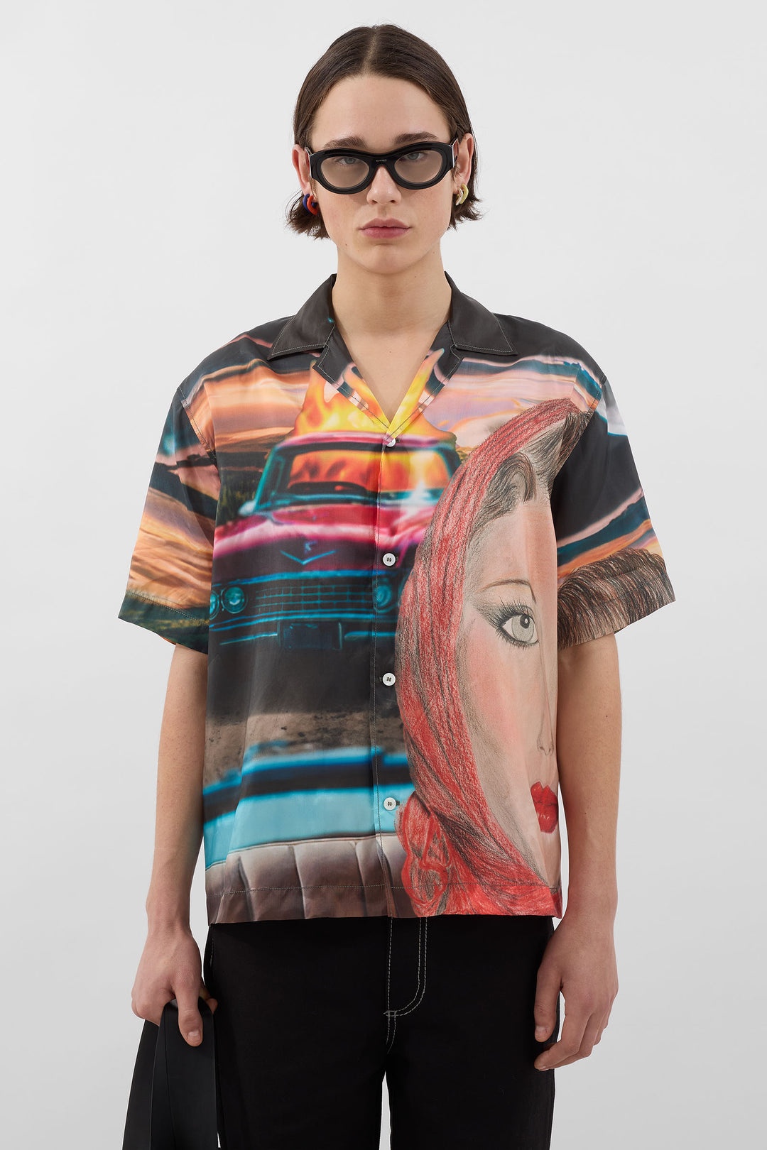 SHORTSLEEVE SHIRT / Annemarie print - 2