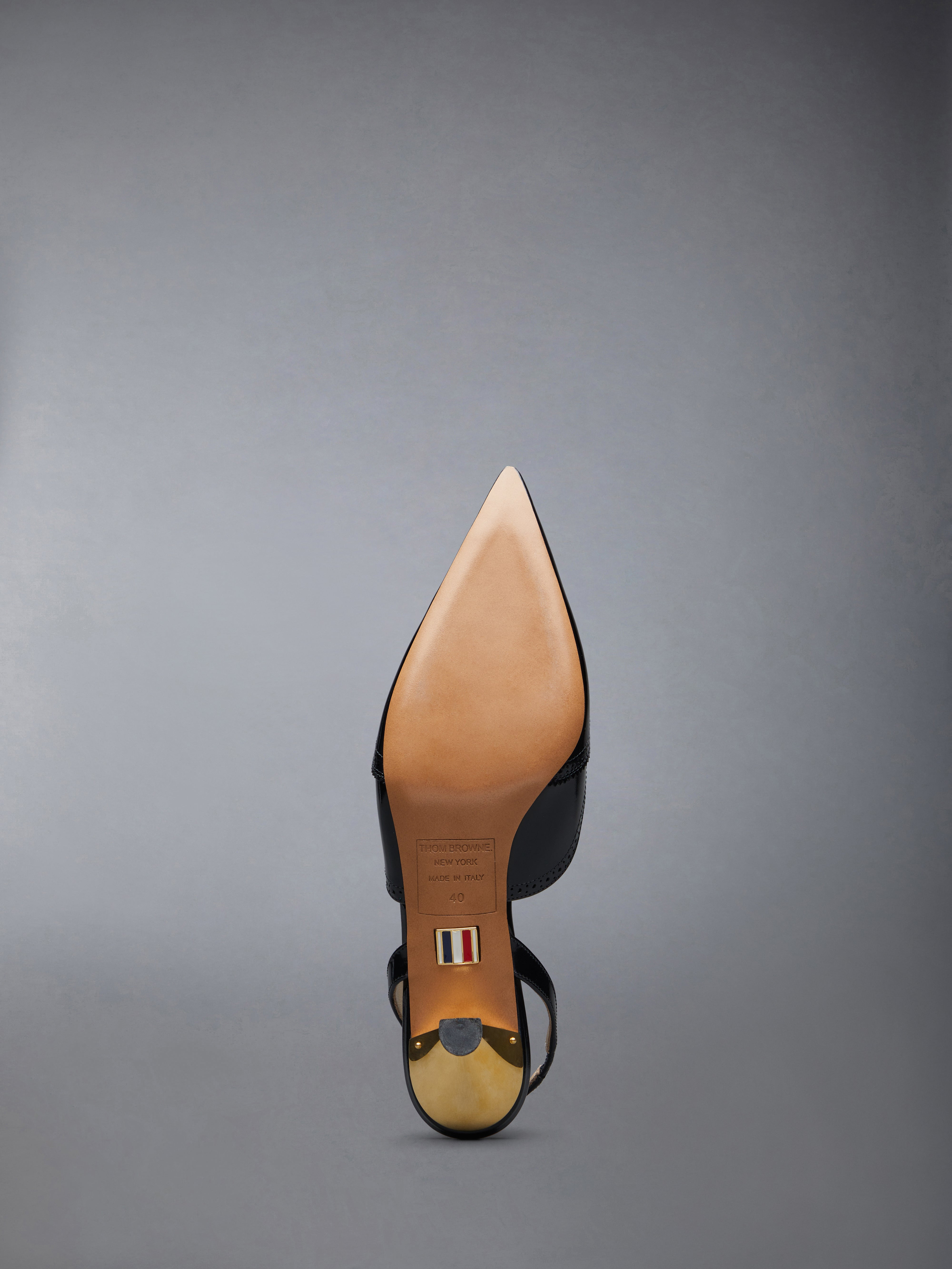 pointed-toe low-heel pumps - 6