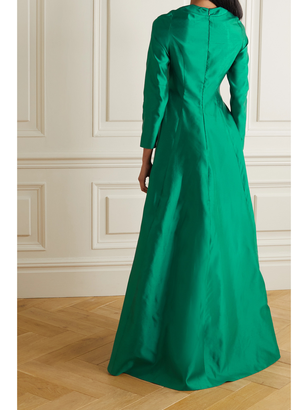 Crystal-embellished Mikado-silk Gown - 3