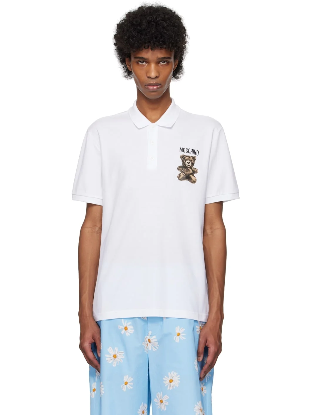 White Teddy Bear Polo - 1