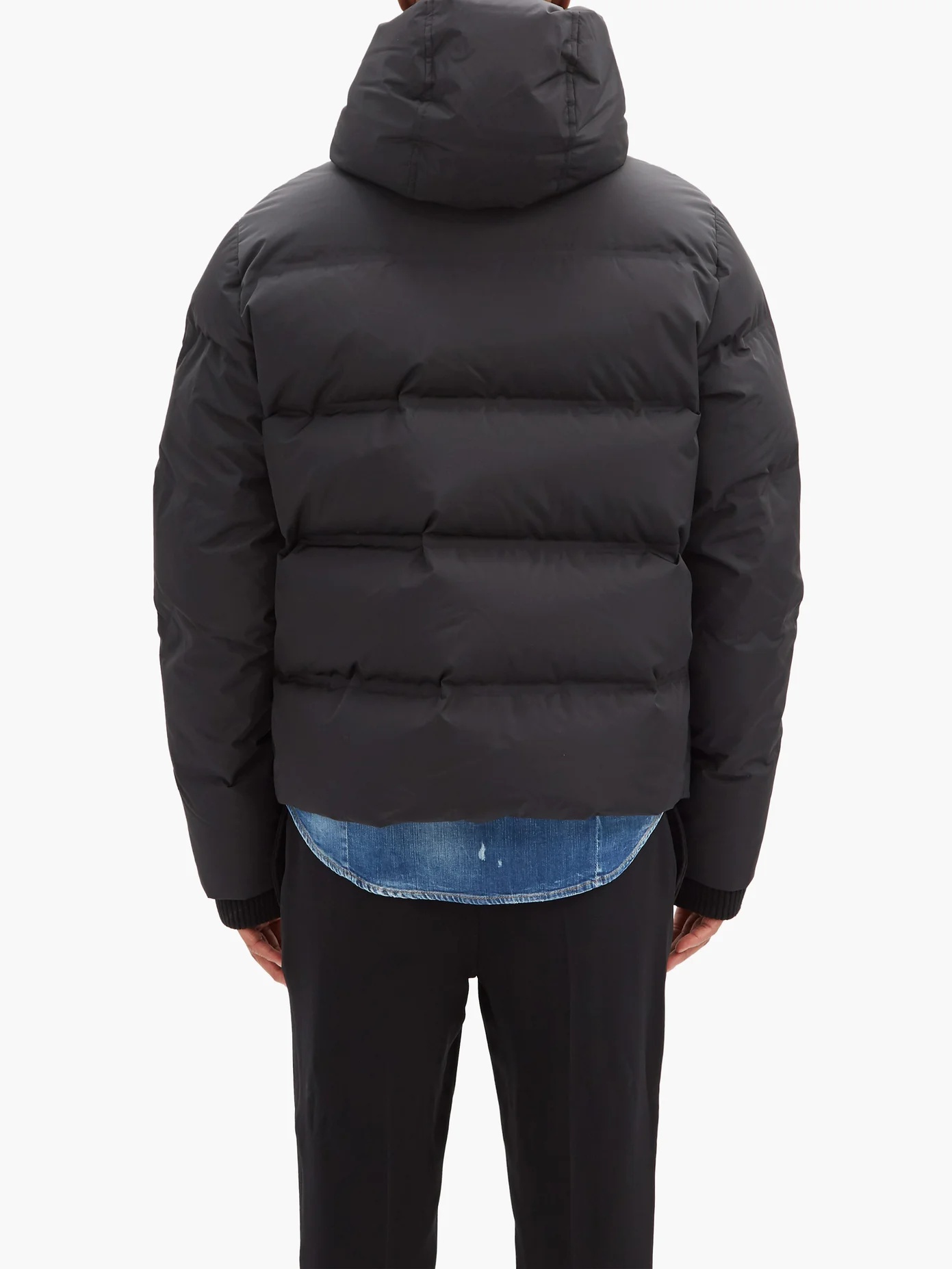 Funnel-neck quilted-shell jacket - 5