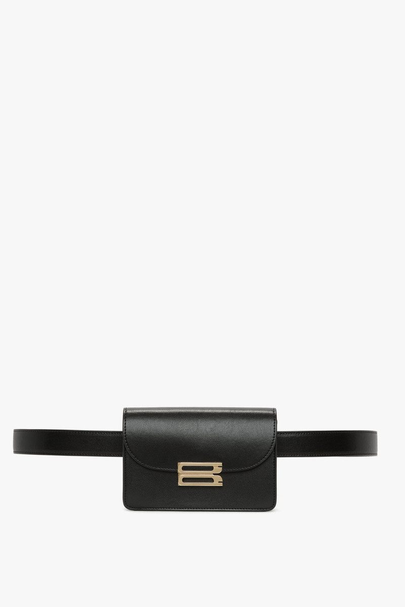 Nano Dorian Belt Bag In Black Smooth Leather 1