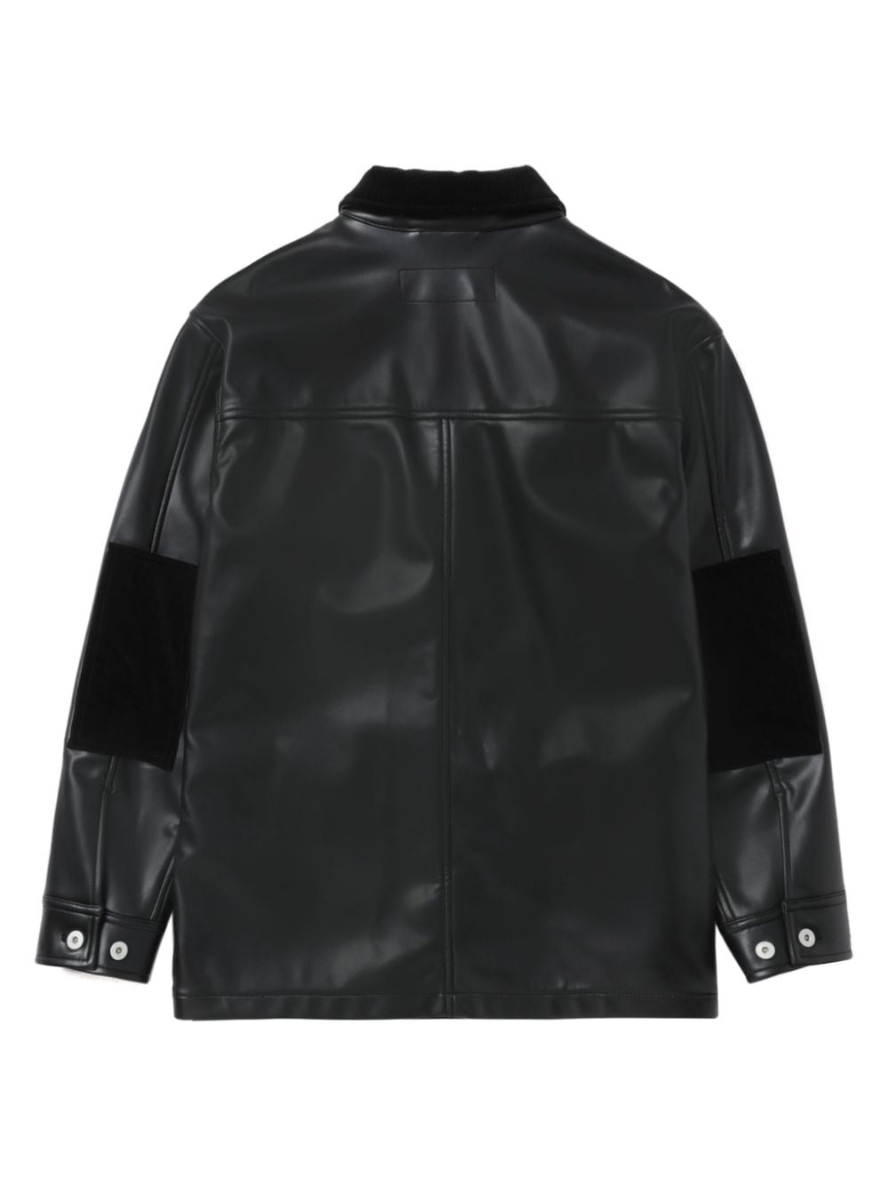 corduroy-collar jacket - 6