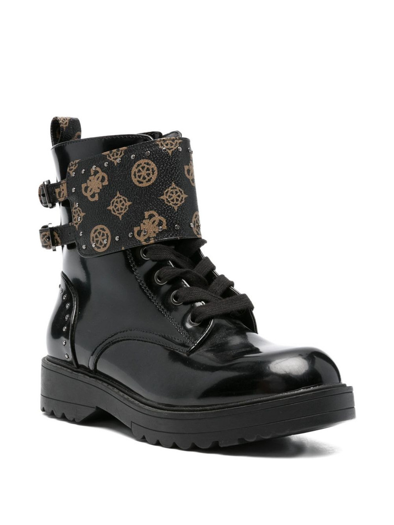 GUESS USA studded-detail biker boots outlook