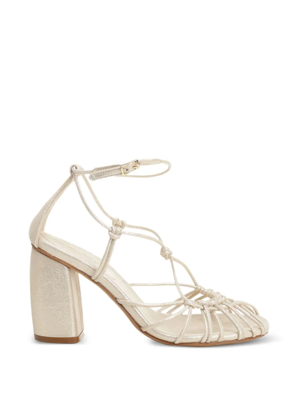 woven-design strappy sandals - 1