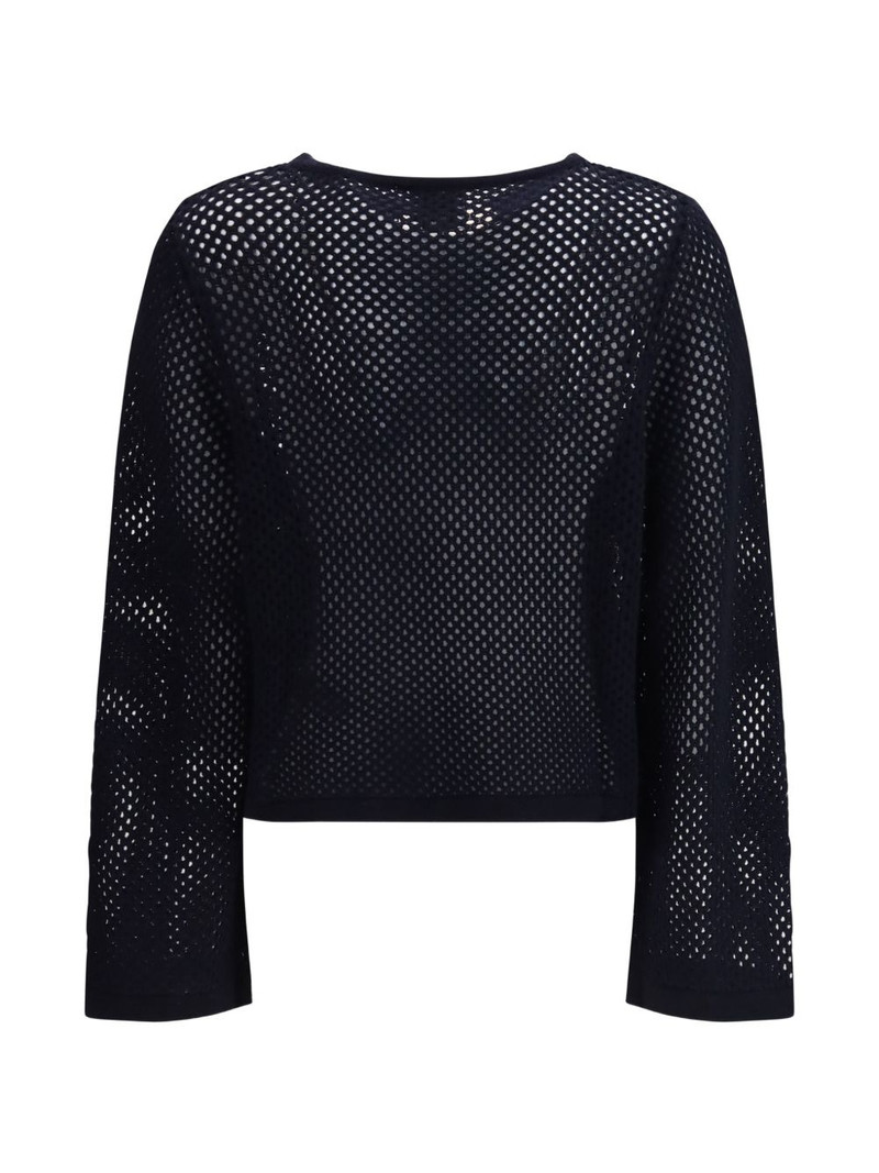 Allude boatneck knit sweater outlook