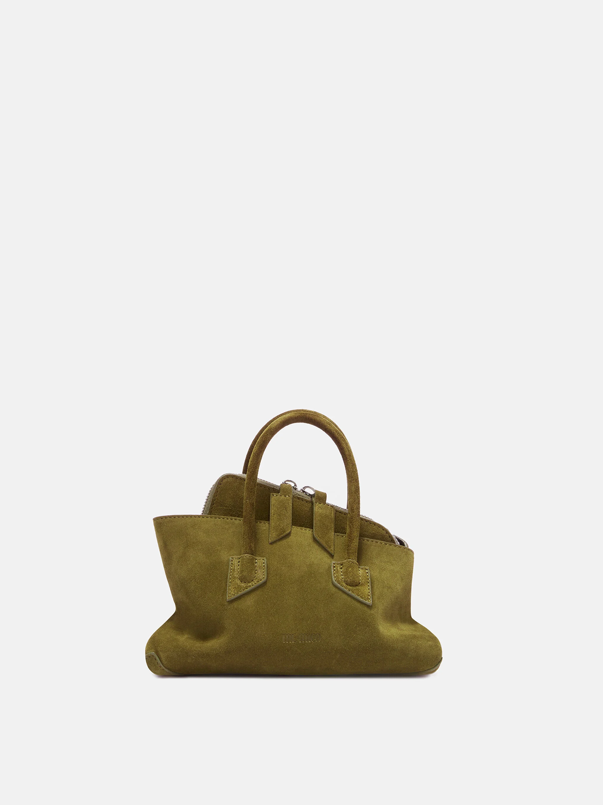 ''LA PASSEGGIATA MINI'' KHAKI TOP HANDLE - 1