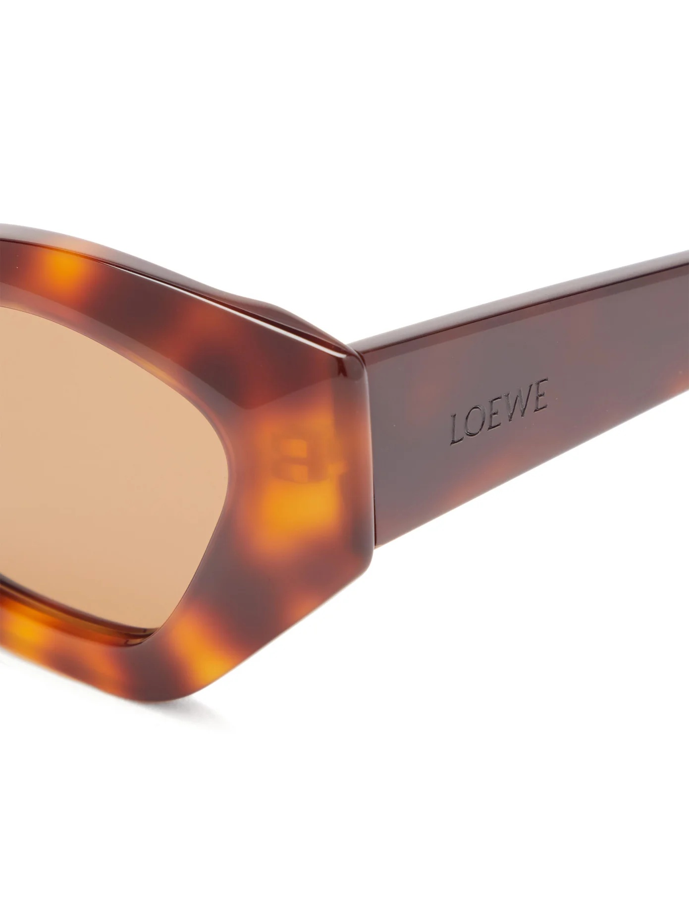 Geometric cat-eye tortoiseshell-acetate sunglasses - 6