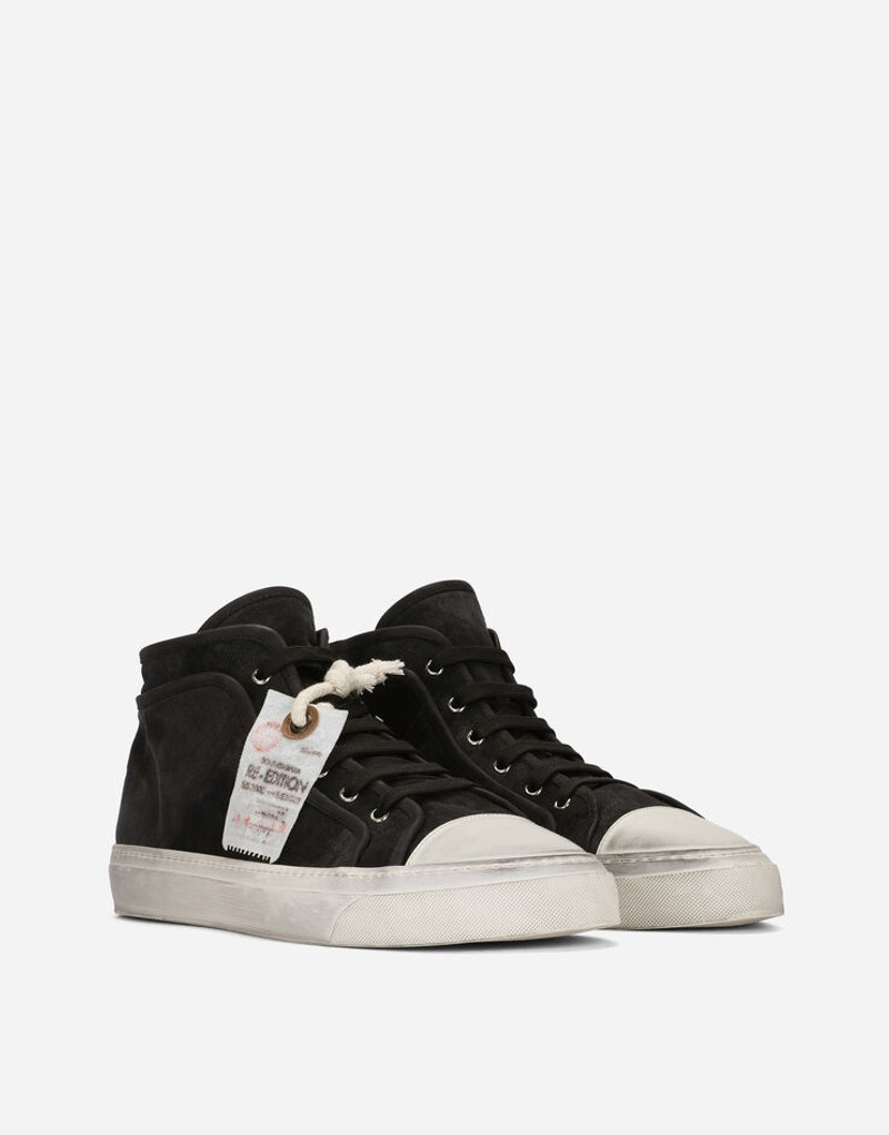 Dolce & Gabbana Fabric vintage mid-top sneakers outlook