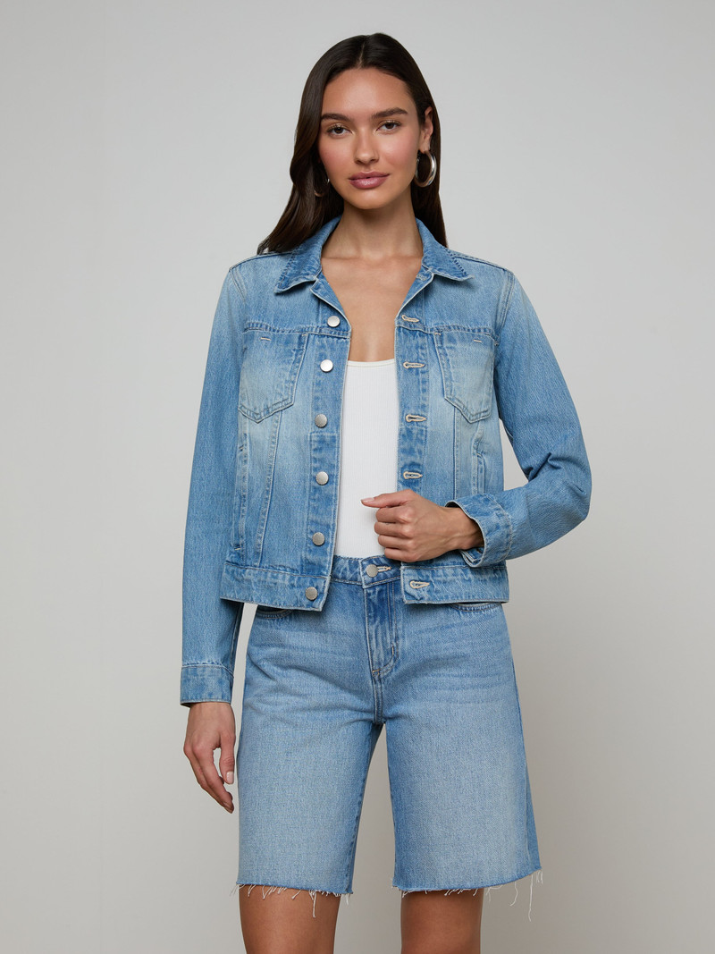 L'AGENCE Celine Jean Jacket outlook