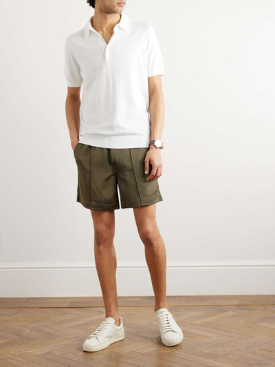 TOM FORD Straight-Leg Jersey Shorts outlook
