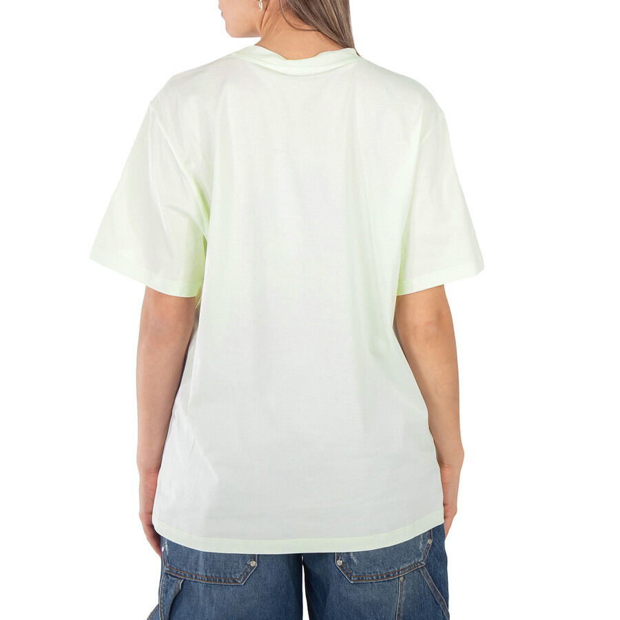 Stella McCartney Ladies White Photograph-Print Cotton T-Shirt - 2