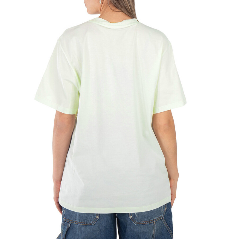 Stella McCartney Stella McCartney Ladies White Photograph-Print Cotton T-Shirt outlook