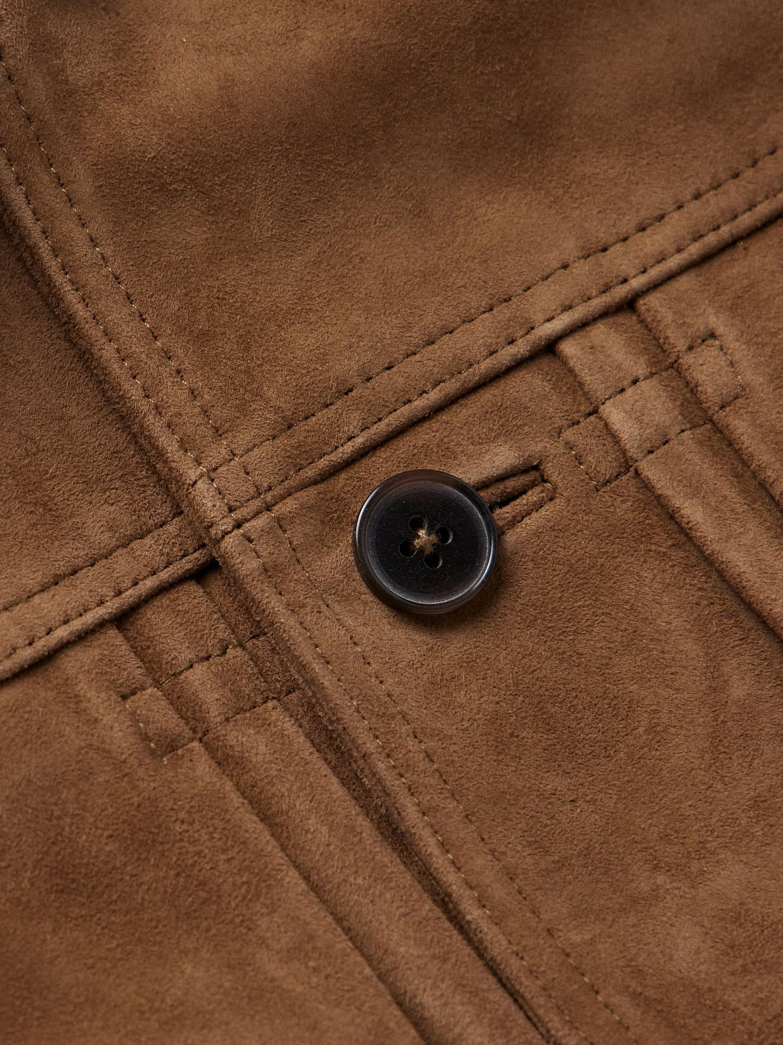 Lazlo Suede Jacket Brown - 4