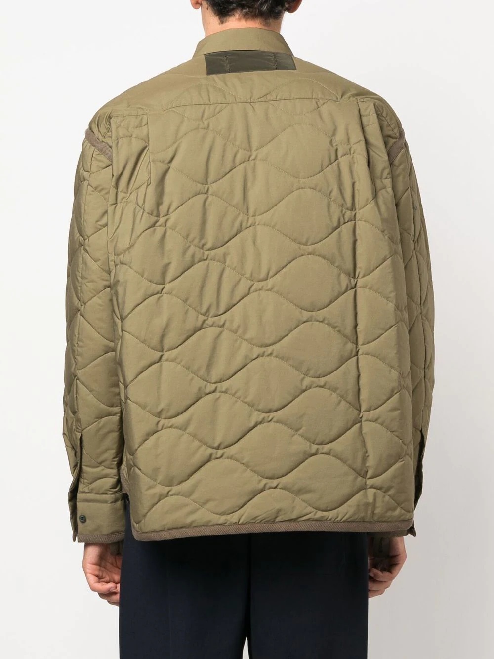 quilted shirt jacket - 4