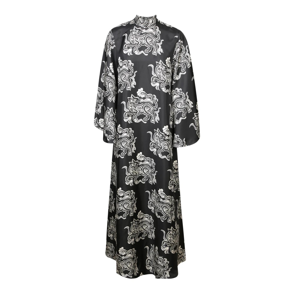 パーティードレス La Double J DRE0212 SIL001TIG0 BL03 Dresses Black La DoubleJ ELEGANT BLACK DRESS FOR WOMEN | miinto | REVERSIBLE