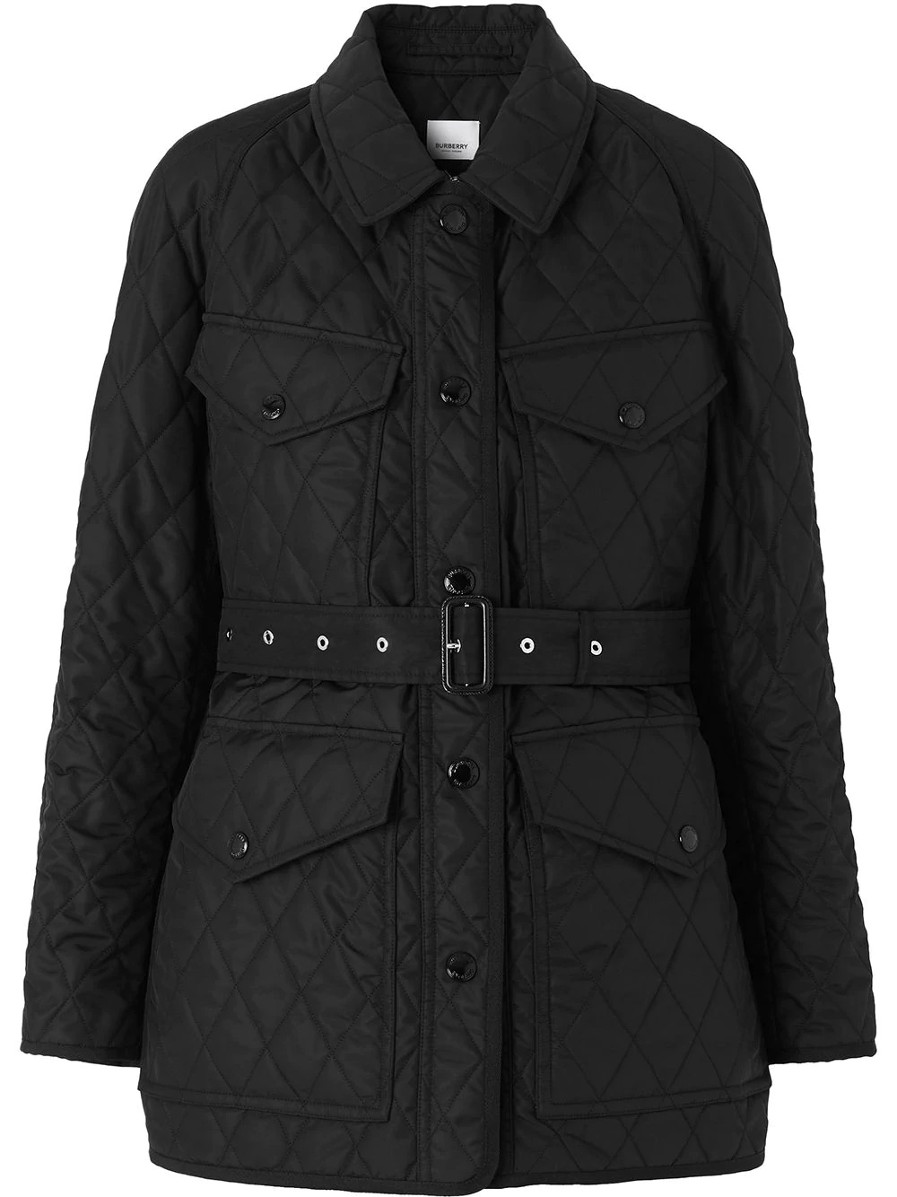 diamond quilted field jacket - 1