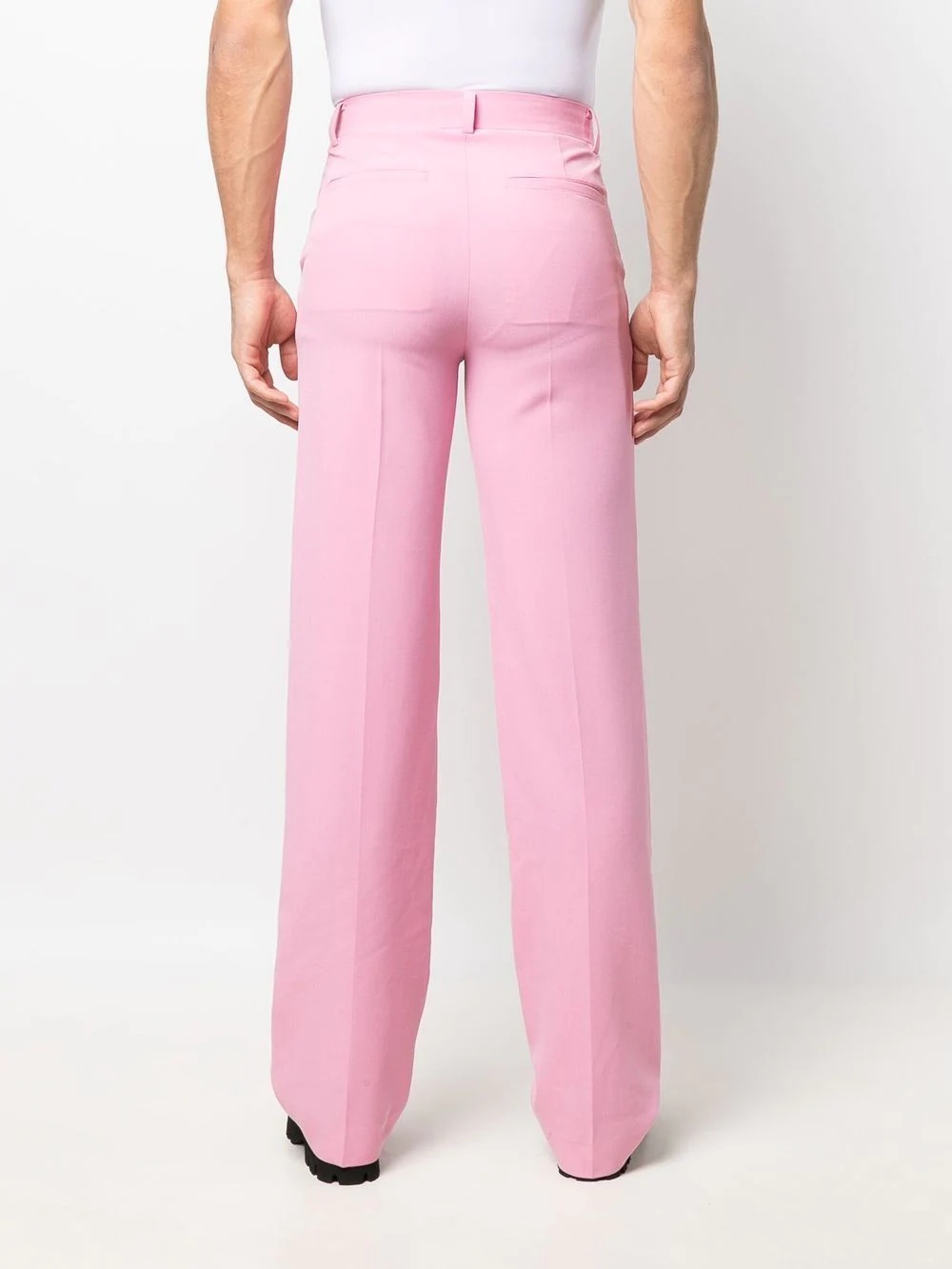 tailored straight-leg trousers - 4