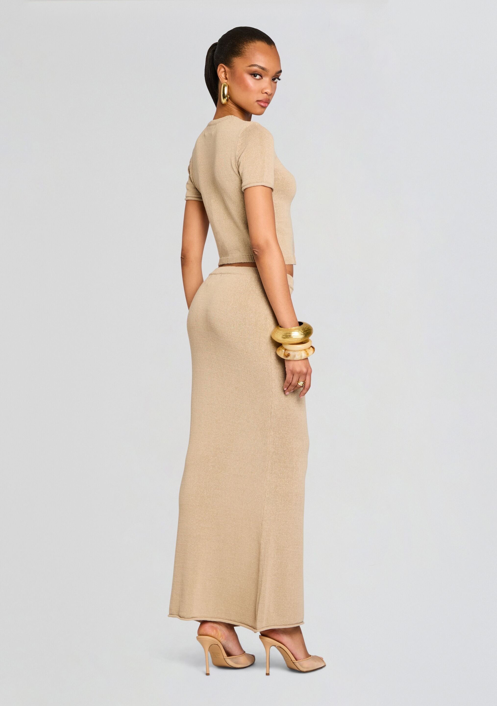 KORA KNIT MAXI SKIRT - 4