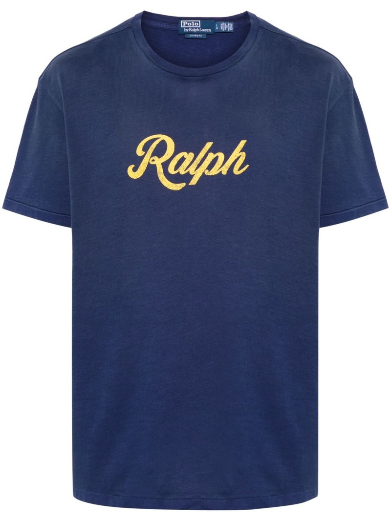 logo-printed cotton T-shirt 1
