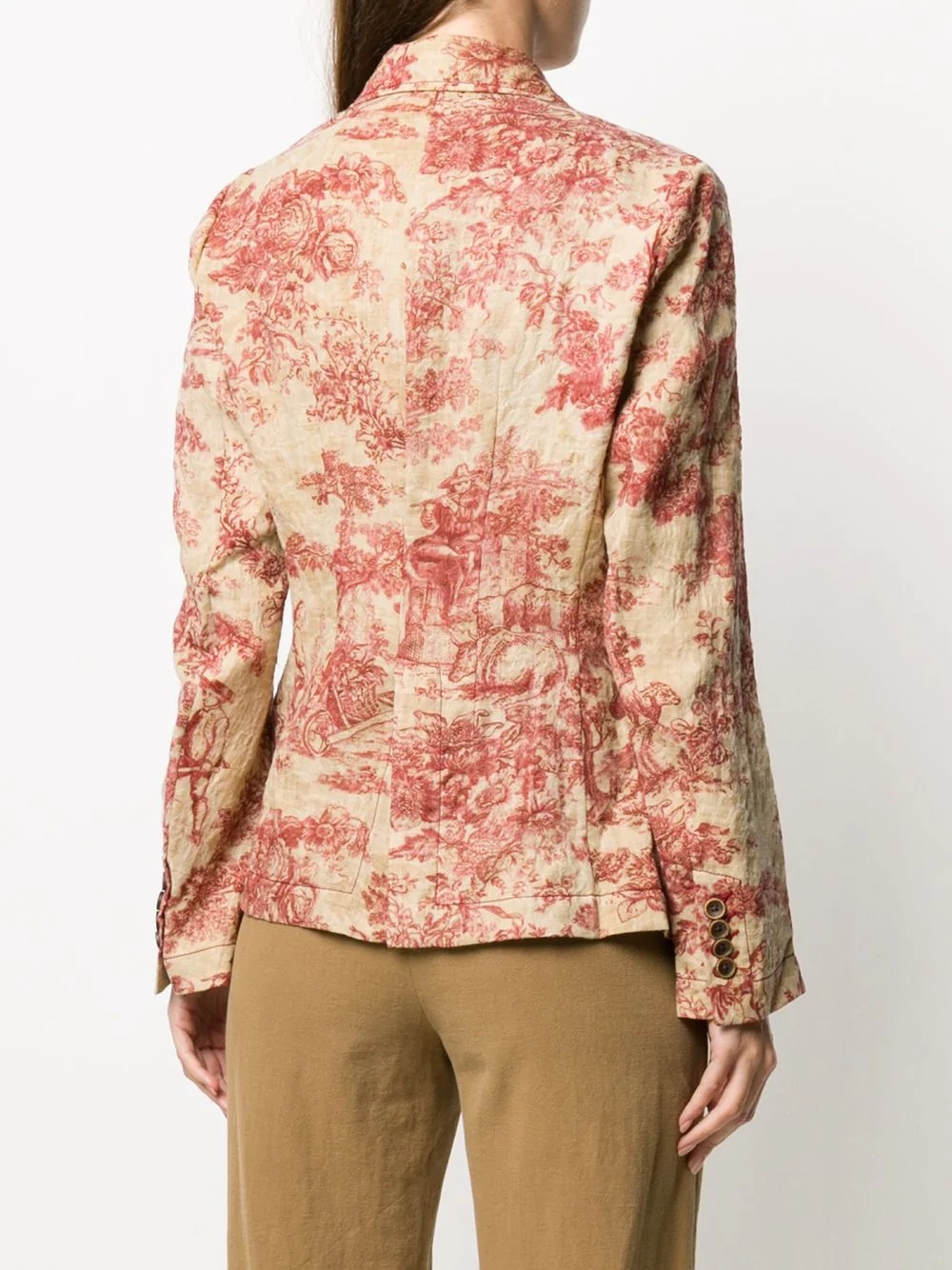 printed floral blazers - 4