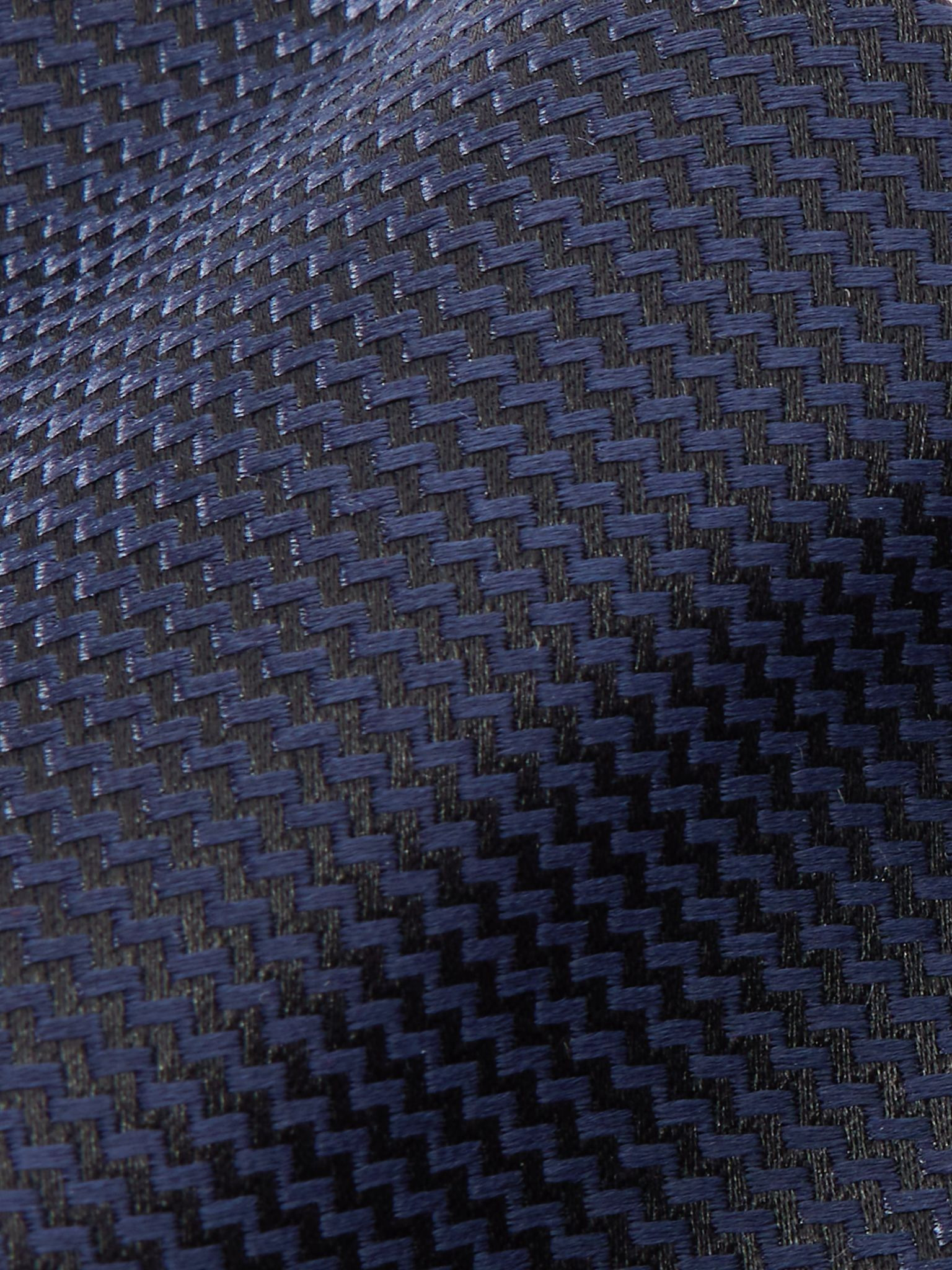 8cm Silk-Jacquard Tie Navy - 3
