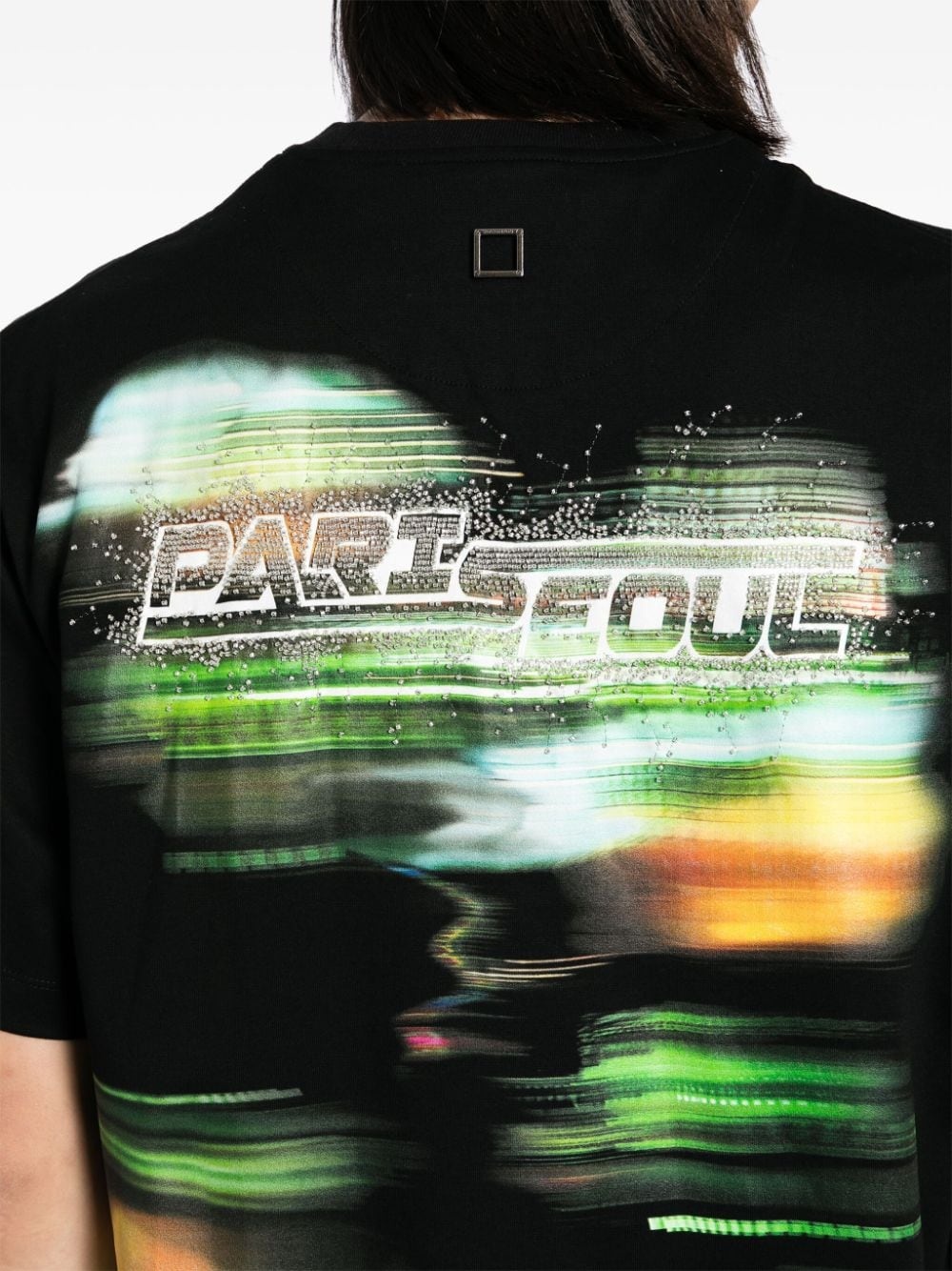 Black cotton t-shirt - 7