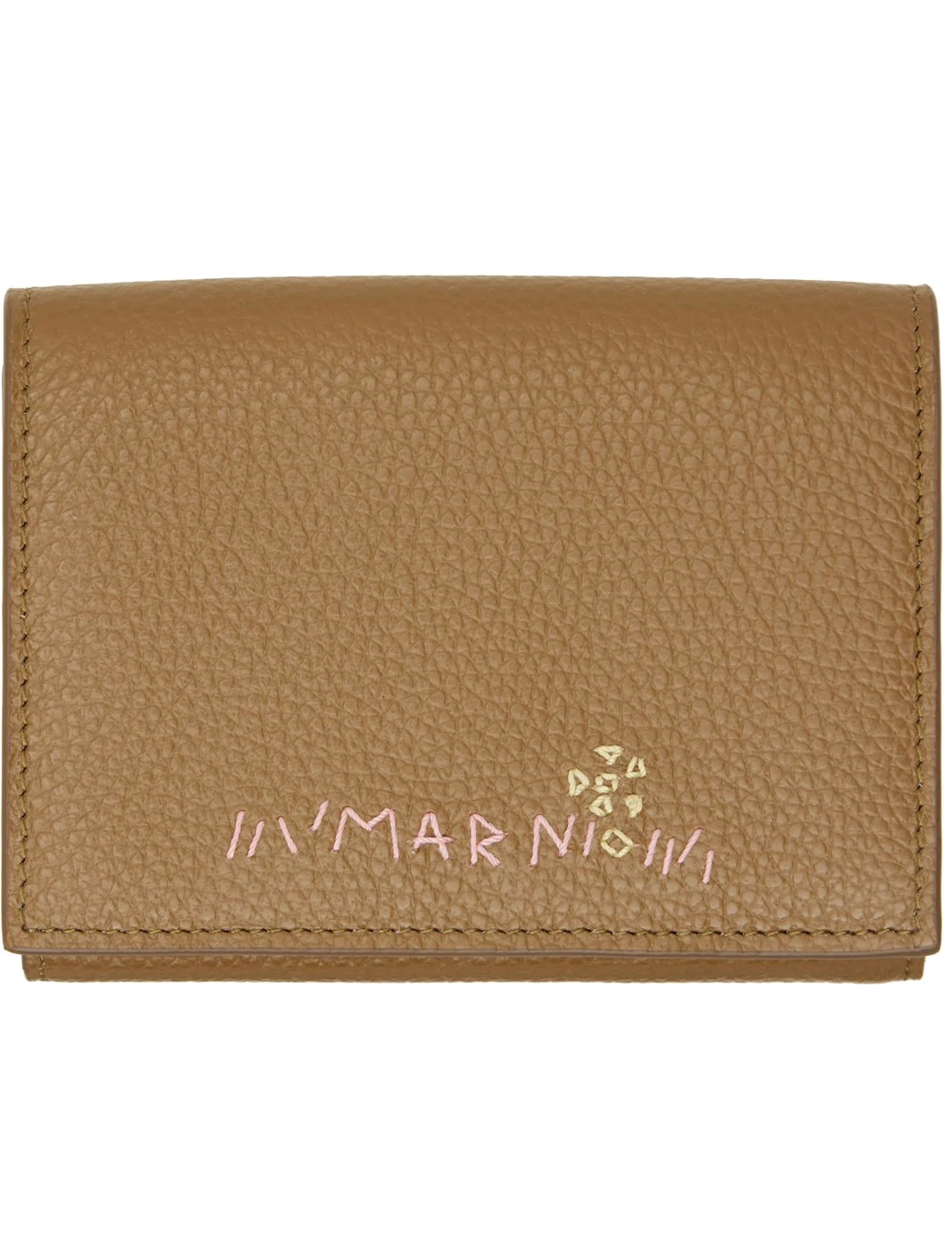 Khaki Trifold Wallet - 1